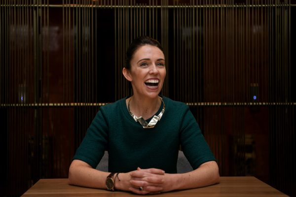 Jacinda Ardern, 37, in the foyer of the Grand Millennium Hotel in Auckland, New Zealand. Ardern became the youngest leader of New Zealand’s Labour party, after Andrew Little stepped down less than two months before the country’s general election.