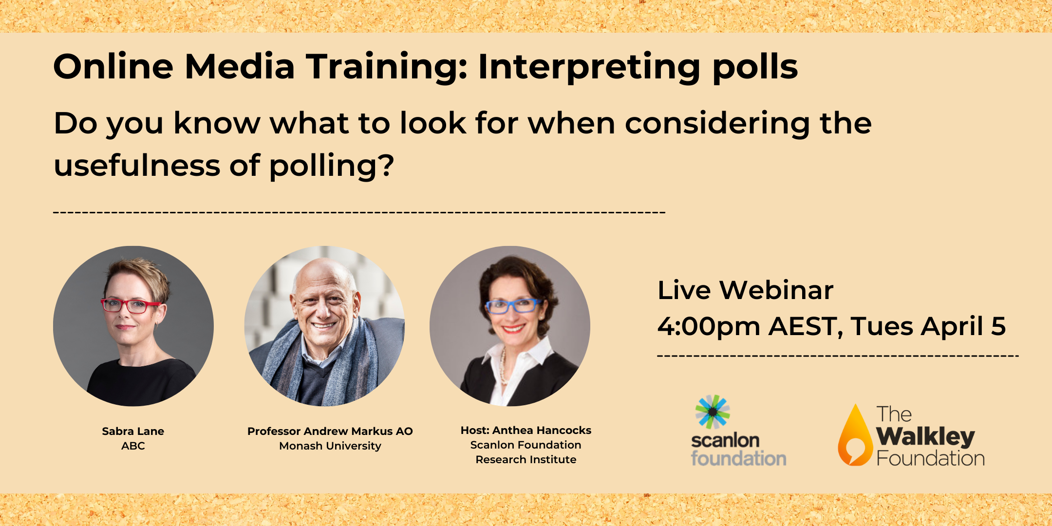 Online Media Training Interpreting polls The Walkley Foundation